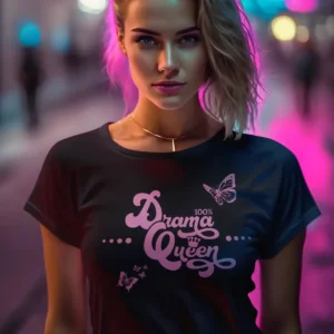 Damen T-Shirt Drama Queen