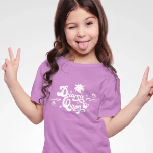 Mädchen T-Shirt 100 % Drama Queen