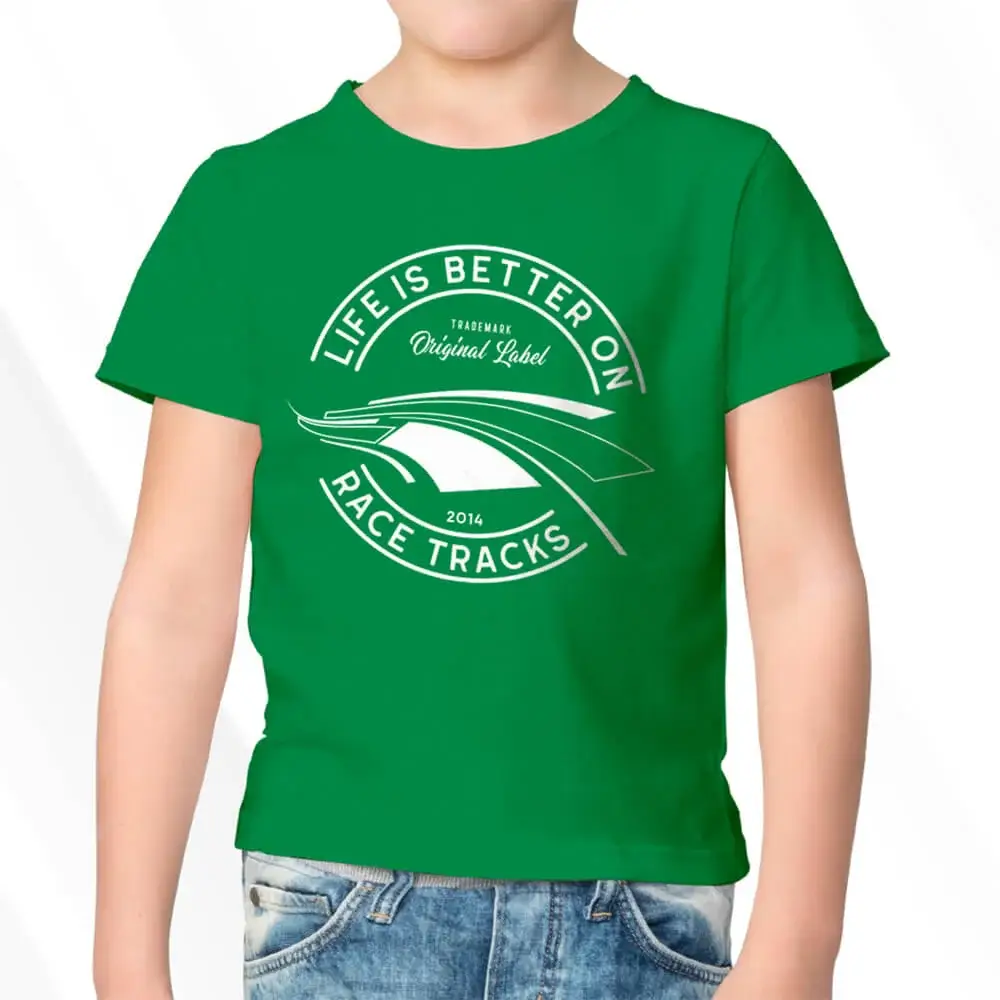Motorsport Fan T-Shirt KIDS brand label - LIFE IS BETTER ON RACETRACKS 8 Motorsport Fan T-Shirt KIDS brand label - LIFE IS BETTER ON RACETRACKS - Image 8