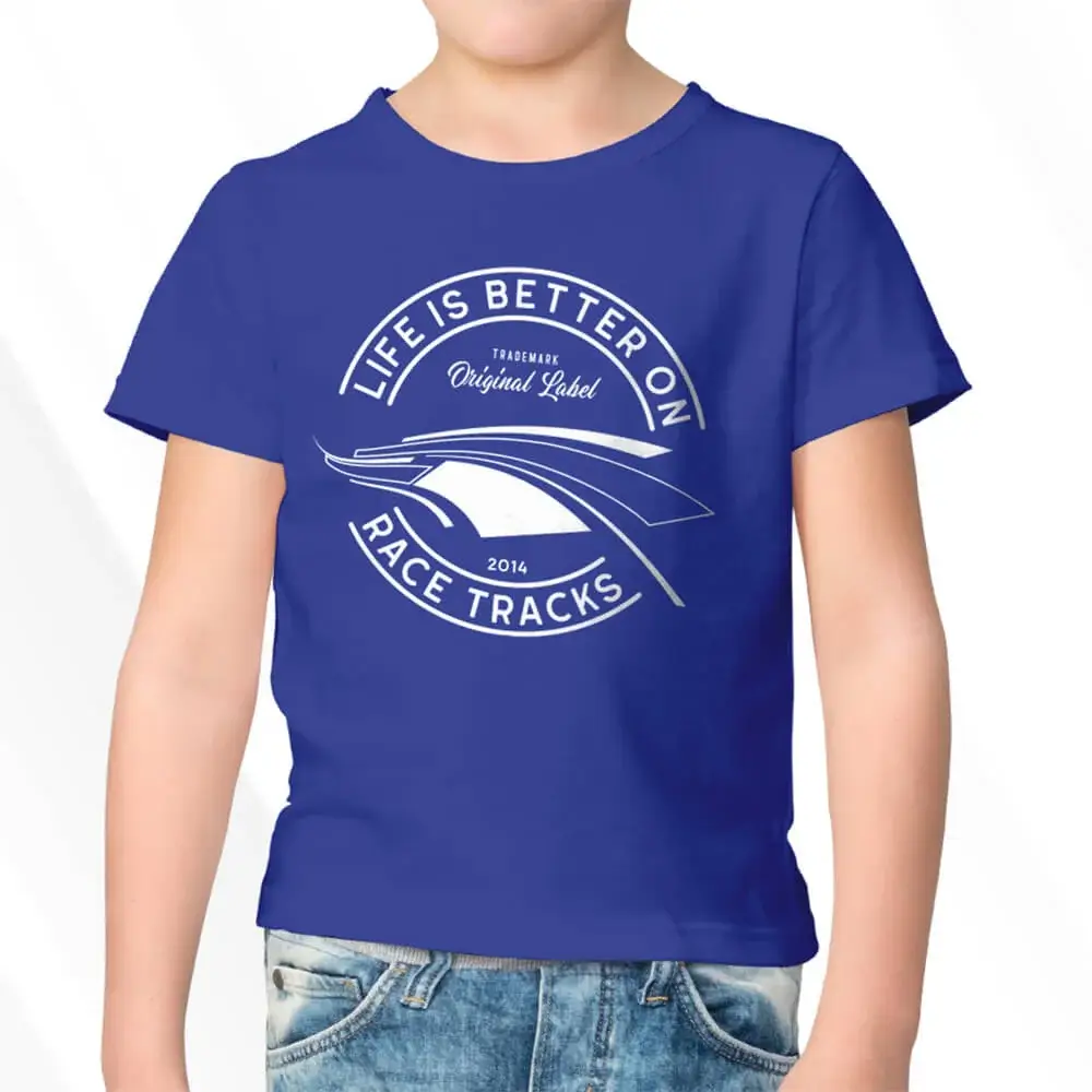 Motorsport Fan T-Shirt KIDS brand label - LIFE IS BETTER ON RACETRACKS 5 Motorsport Fan T-Shirt KIDS brand label - LIFE IS BETTER ON RACETRACKS - Image 5