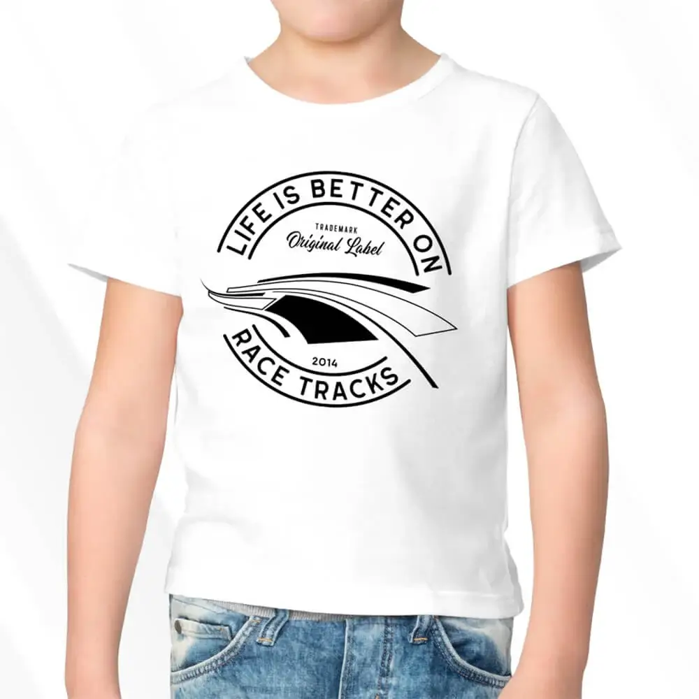 Motorsport Fan T-Shirt KIDS brand label - LIFE IS BETTER ON RACETRACKS 10 Motorsport Fan T-Shirt KIDS brand label - LIFE IS BETTER ON RACETRACKS - Image 10