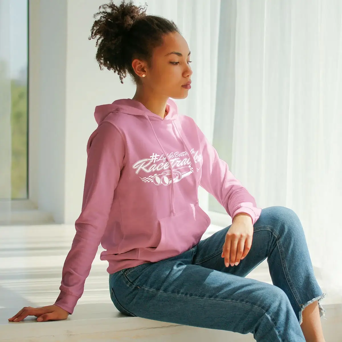 Exklusiv - Damen Hoodie DoubleVibes #LifeIsBetterOnRacetracks 2 Exklusiv - Damen Hoodie DoubleVibes #LifeIsBetterOnRacetracks – Bild 2