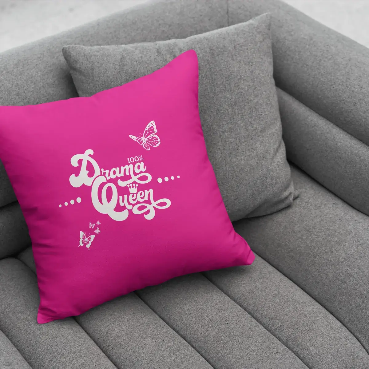 Dekokissen “100% Drama Queen” 40x40cm 1 Dekokissen “100% Drama Queen” 40x40cm