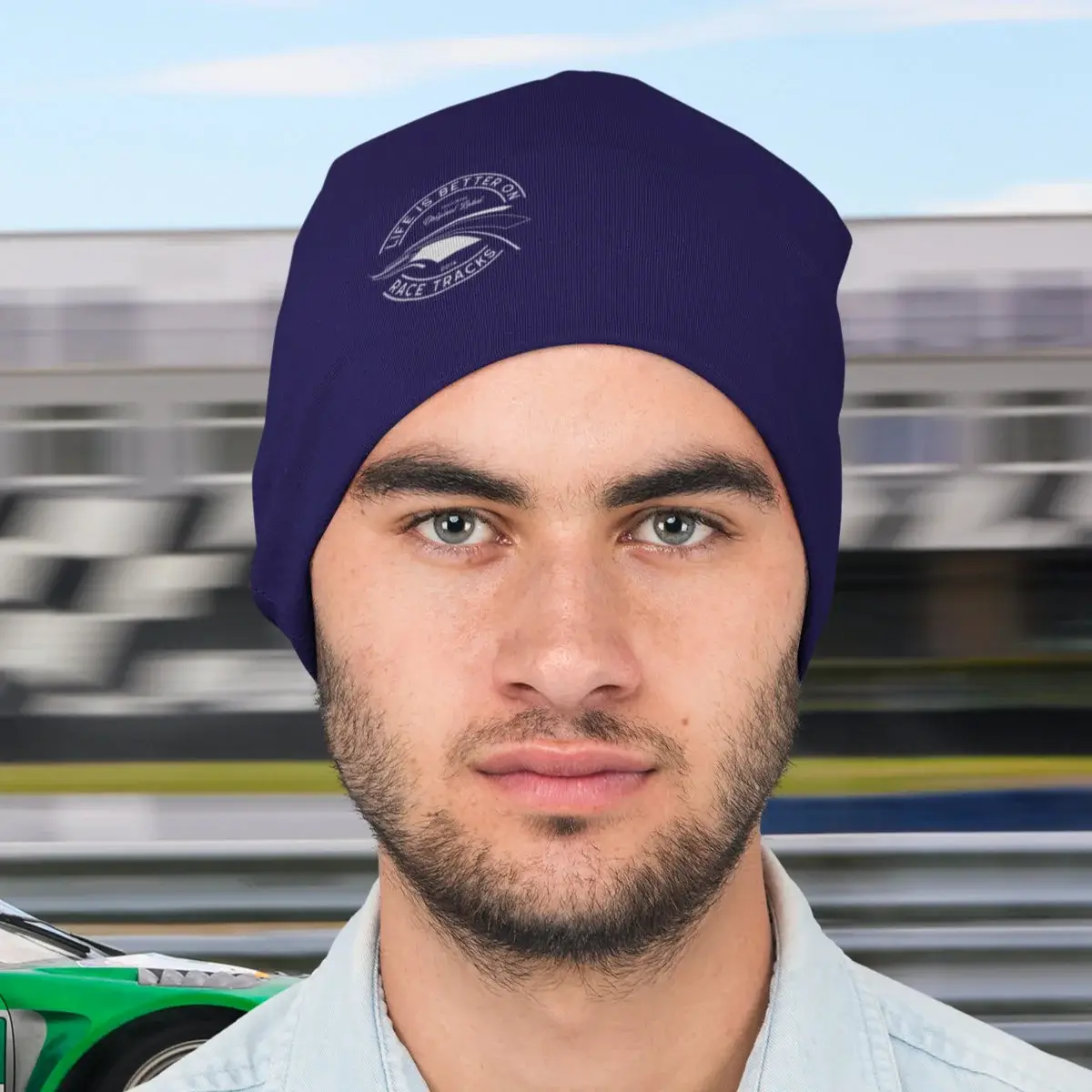Beanie Life is better on racetracks 3 Beanie Life is better on racetracks - Image 3