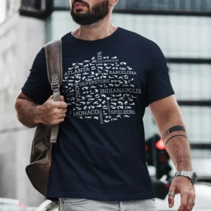 Herren T-Shirt Global Racetrack Explorer