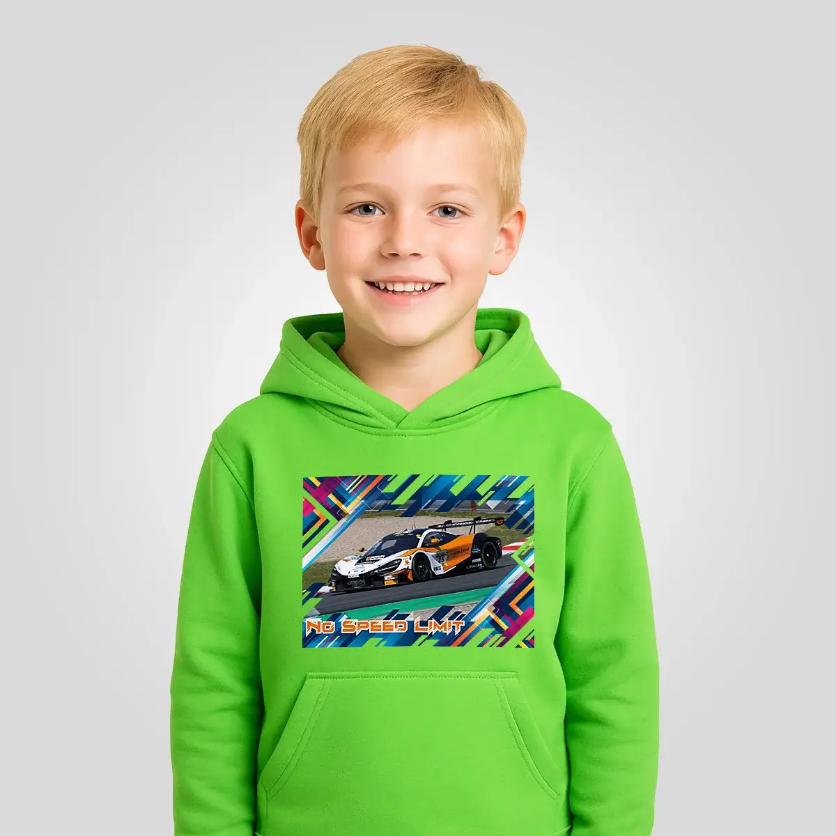 McLaren 720S GT3 Evo Hoodie für Kids & Teens #25 4 McLaren 720S GT3 Evo Hoodie für Kids & Teens #25 - Image 4