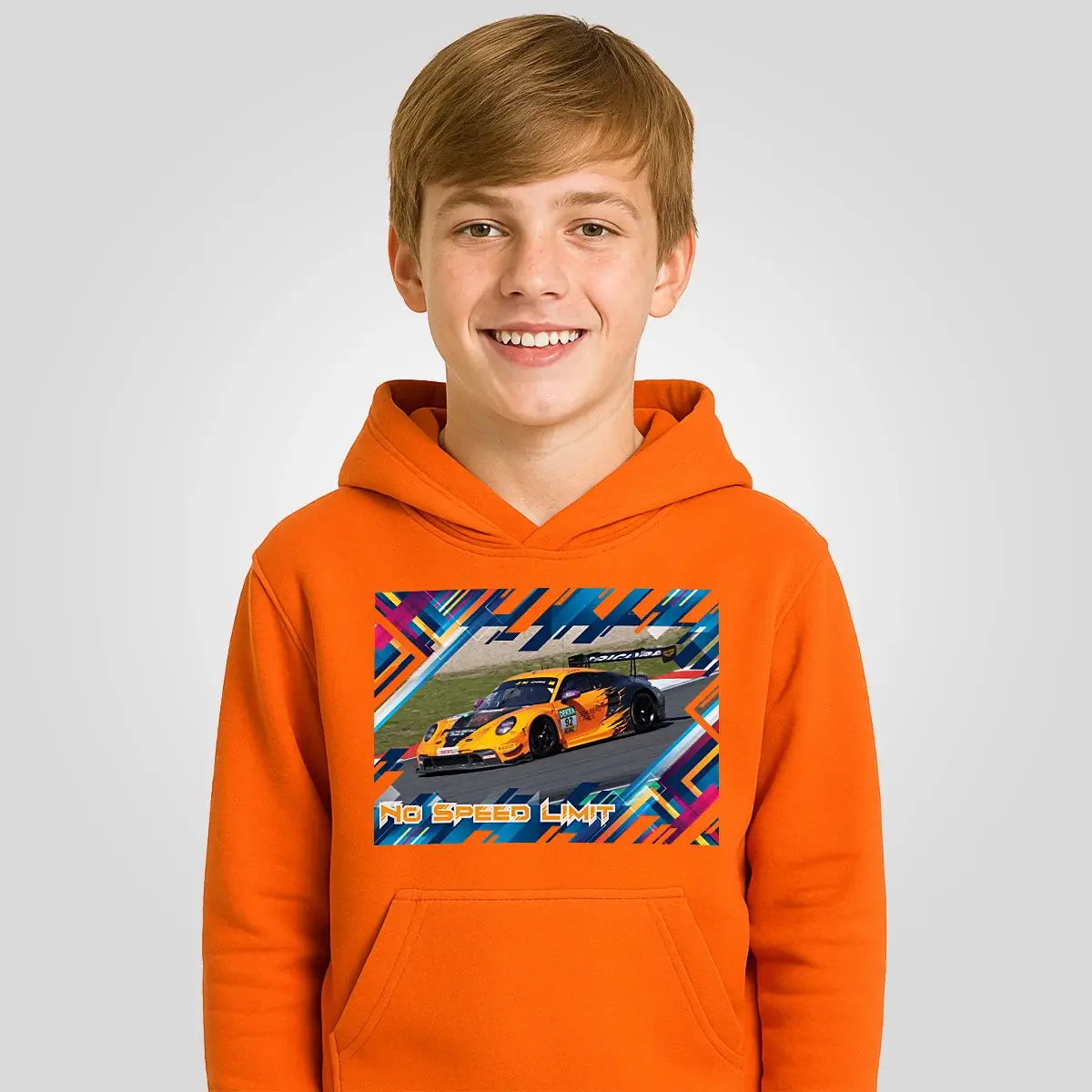 Porsche 911 GT3 R Hoodie für Kids & Teens #92 4 Porsche 911 GT3 R Hoodie für Kids & Teens #92 – Bild 4