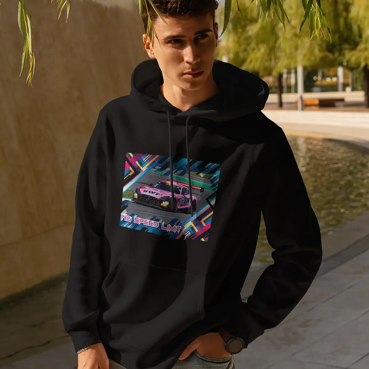 Stolzer Mercedes AMG GT3 Hoodie #22 | Motorsport Powerwear 4 Stolzer Mercedes AMG GT3 Hoodie #22 | Motorsport Powerwear – Bild 4