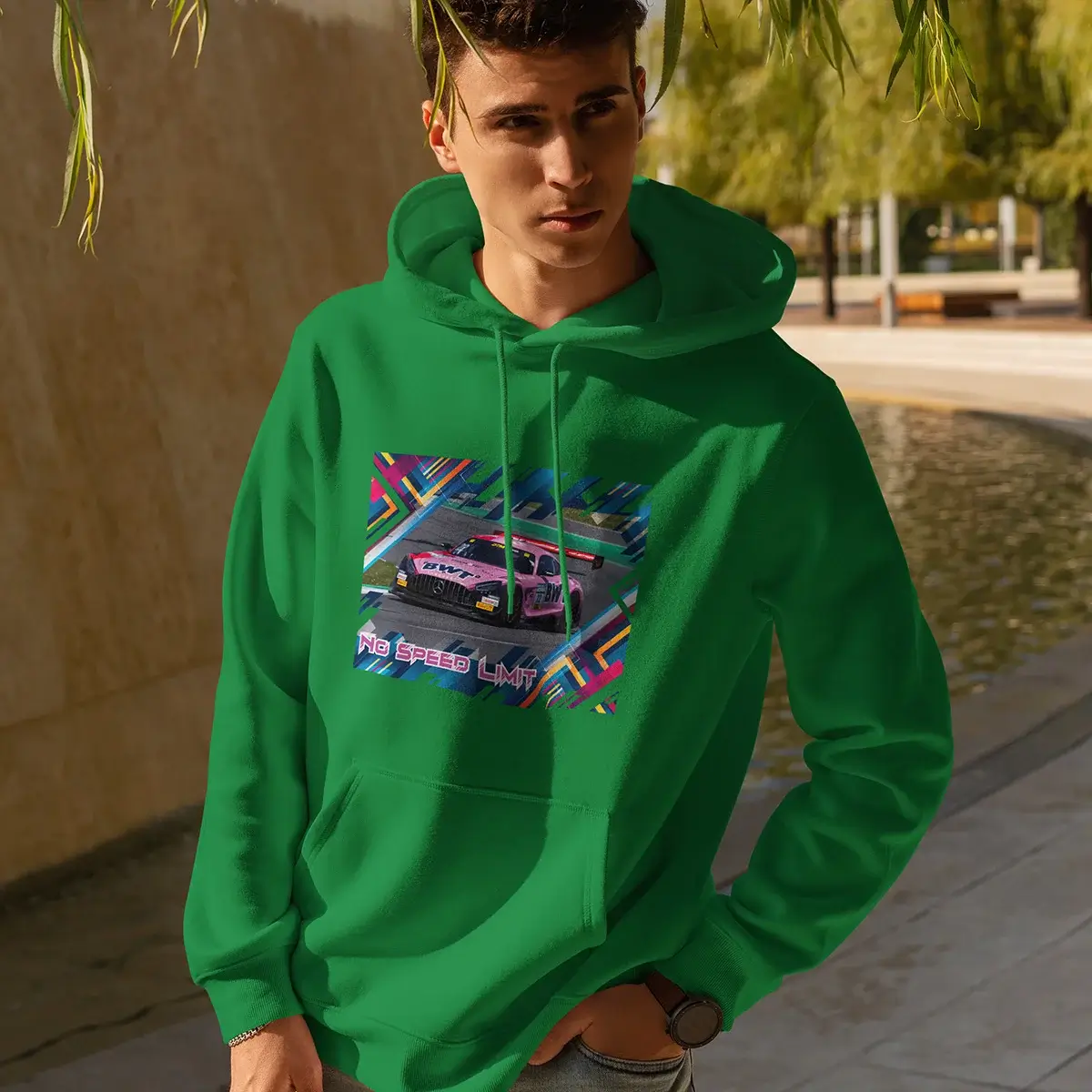 Stolzer Mercedes AMG GT3 Hoodie #22 | Motorsport Powerwear 7 Stolzer Mercedes AMG GT3 Hoodie #22 | Motorsport Powerwear – Bild 7