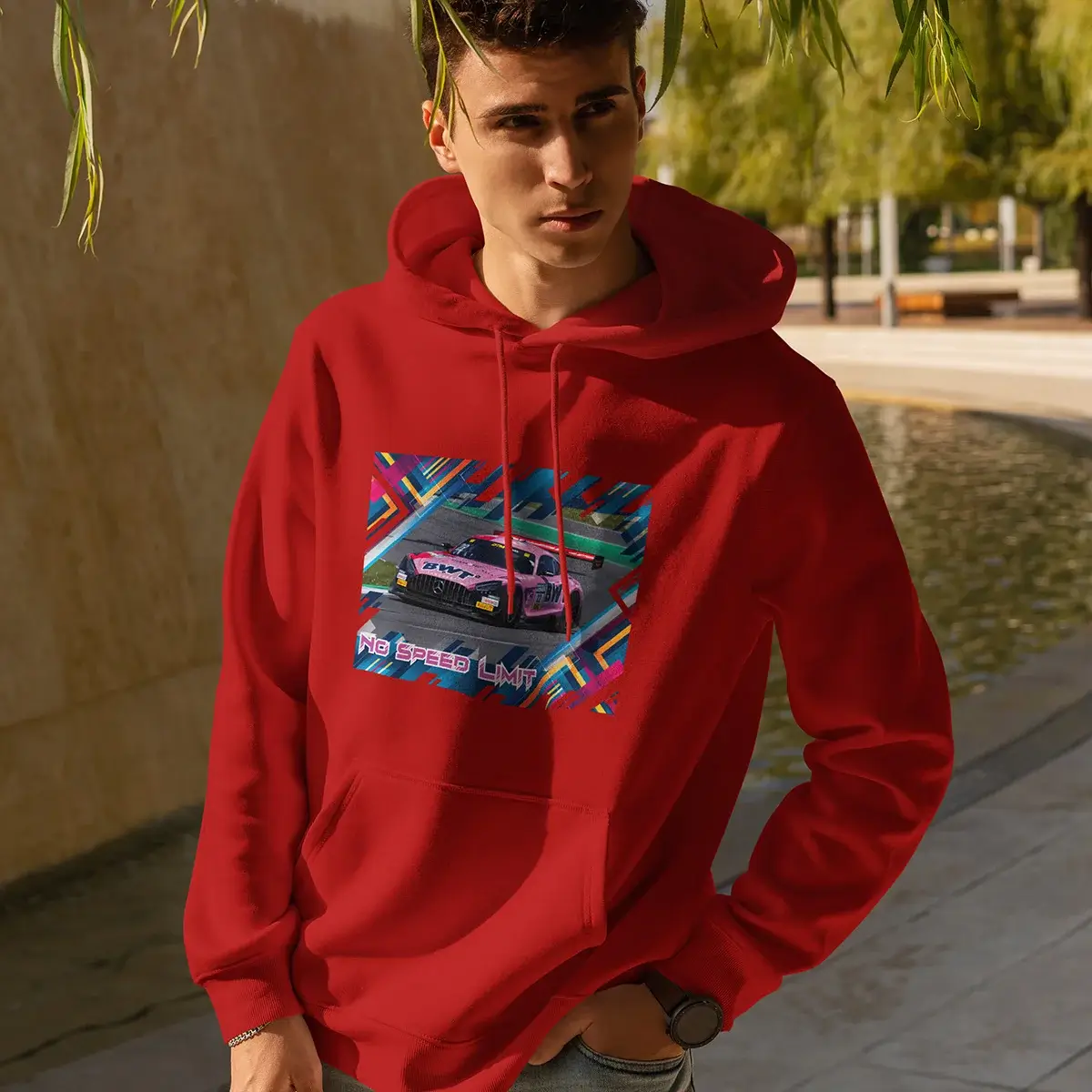 Stolzer Mercedes AMG GT3 Hoodie #22 | Motorsport Powerwear 3 Stolzer Mercedes AMG GT3 Hoodie #22 | Motorsport Powerwear – Bild 3