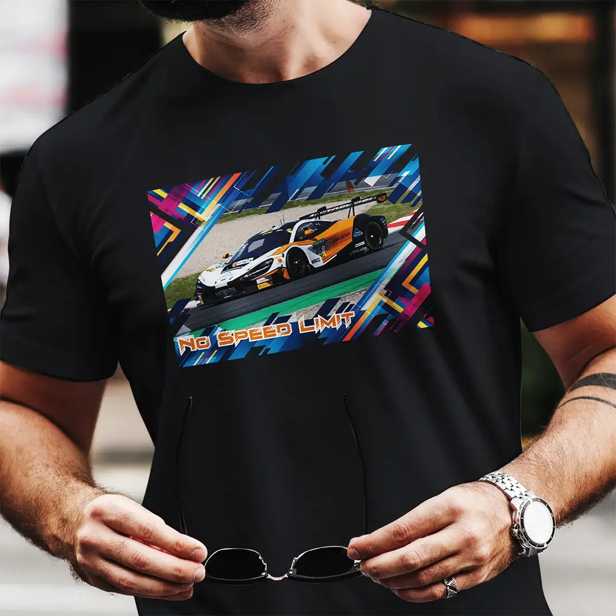 McLaren 720S GT3 Evo Herren T-Shirt #25 8 McLaren 720S GT3 Evo Herren T-Shirt #25 – Bild 8