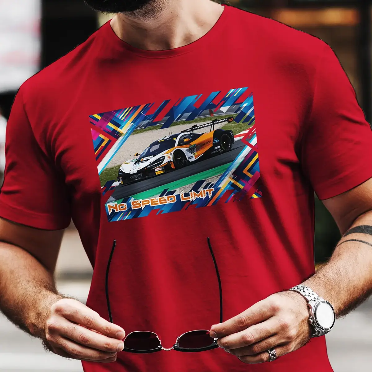 McLaren 720S GT3 Evo Herren T-Shirt #25 7 McLaren 720S GT3 Evo Herren T-Shirt #25 – Bild 7